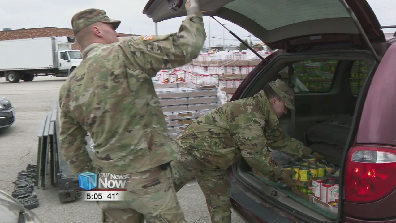 West Ohio Food Bank distributes food in Mercer County